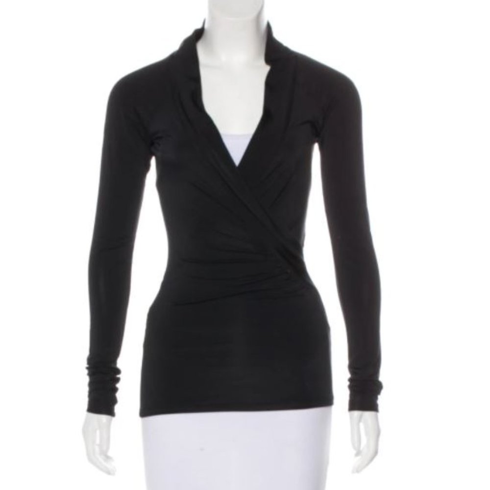 GUCCI Long Sleeve Draped Top
